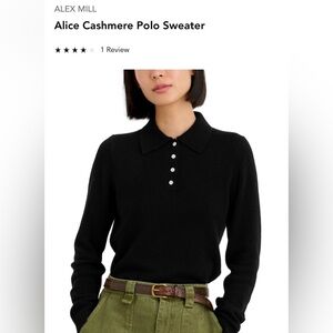 Alex Mill Cashmere Alex polo